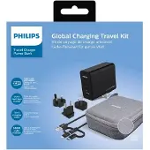 Philips Maailmanmatkasovitin ja varavirtalähde - 5000 mAh - QC 3.0 & PD (sis. USB-A-USB-C/Lightning-kaapeli)