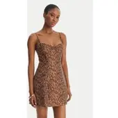 Bardot Marcello Hourglass Mini Dress - Brown - 34