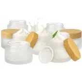 Hobby Hall 20x Himmeä lasipurkkeja 10g kosmetiikkaan, voiteisiin, balsameihin