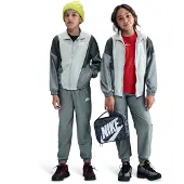 Nike Verryttelyasu Nsw Woven Fz - Harmaa/valkoinen Lapset, koko L: 147-158 cm
