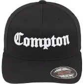 Mister tee Lippalakki 'Compton' musta / valkoinen