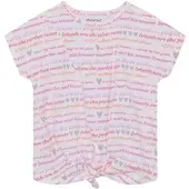 Minymo T-Shirt Ss Aop - White - 116