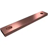 Rittal PE/PEN-ripustuskannatin kupari 30x10x180 mm - (2 kpl)