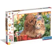 Clementoni Puzzle 104 Maxi Super Kolor Hyvät ystävät