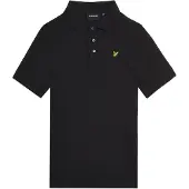 Lyle & Scott Plain Polo Shirt - Black - 122-128