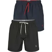 U.S. POLO ASSN. Uimashortsit ' Aza 2-Pack ' safiiri