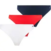 Tommy Hilfiger Underwear Stringit laivastonsininen / vaaleanpunainen / valkoinen
