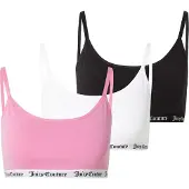 Juicy Couture Rintaliivi 'REN' eosiini / musta / valkoinen