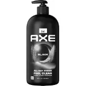 Axe Black suihkugeeli kasvoille, vartalolle ja hiuksille 900 ml