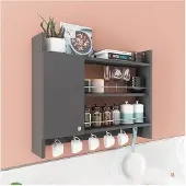Skye Decor Ripustettava kaappi Knerr - antrasiitti