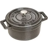Staub - Pata pyöreä 0,25 L Harmaa