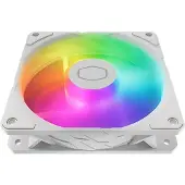 Cooler Master SickleFlow Edge 120 ARGB White Edition, Tuuletin, 12 cm, 690 RPM, 2500 RPM, 120 m³/h, Valkoinen