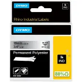 Dymo 19mm RHINO Permanent Polyester, D1, Polyesteri, Belgia, 5,5 m, 1 kpl, 34 mm (18487)