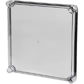 Fibox kansi, PC läpinäkyvä 3720096 Universalkabinet 280 x 280 x 30 Polykarbonat Gråhvid (RAL 7035) 1 stk
