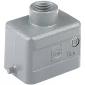 Harting B hood top entry LC 2 PEGS-M20