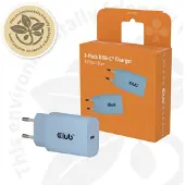 Club 3D 2-Pack USB-C Charger 30Watt Blue
