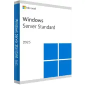 Microsoft Windows Server 2025 Standard - Lisenssi - 16 ydintä - OEM - DVD - 64-bittinen