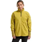 Didriksons Women's Ronja Full Zip Yellow Pollen Välikerrospuserot 40