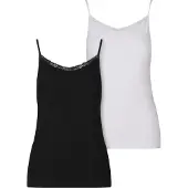 Urban Classics Basic Cotton Lace Hihaton T-paita 2 Yksiköt
