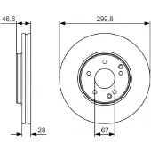 Bosch Jarrulevy (1kpl) 0 986 479 R79