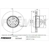 FREMAX Jarrulevy (1kpl) BD-0440