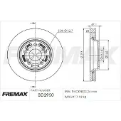 FREMAX Jarrulevy (1kpl) BD-2950