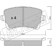 Fri.tech. FDB4050 BREMŽU UZLIKAS AUDI A4 08- 792.0