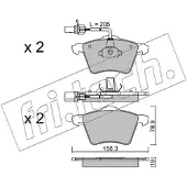 Fri.tech. FVR1484 BREMŽU UZLIKAS 566.1