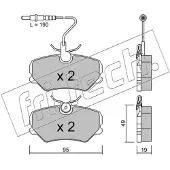 Fri.tech. BREMŽU UZLIKAS FDB540 101.0 FSL540