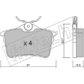Fri.tech. BREMŽU UZLIKAS FDB4250 832.0 WBP24765A