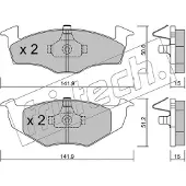 Fri.tech. BREMŽU UZLIKAS FDB1288 FRI.TECH 215.2 FSL1288