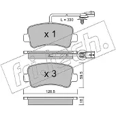 Fri.tech. BREMŽU UZLIKAS FVR4348 916.0