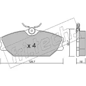 Fri.tech. FDB1420 BREMŽU UZLIKAS 144.2 P 68 027
