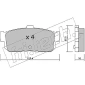 Fri.tech. FDB796 BREMŽU UZLIKAS ADN14281 200.0 ADN14230