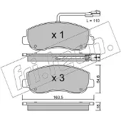 Fri.tech. BREMŽU UZLIKAS FVR4347 915.0