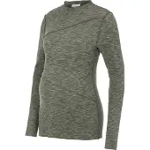 Mamalicious Mlreeve L/S Jrs Top - Grey - S