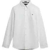 Superdry for man. M4011037A Classic Oxford L/S Shirt white (L), Cotton, Long sleeve