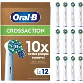 Oral-B CrossAction 12 kpl -vaihtoharjaspäät, Valkoinen