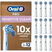Oral-B Sensitive Clean 12 kpl -vaihtoharjaspäät, Alabasterinvalkoinen