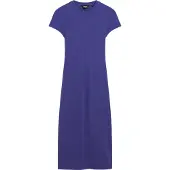 Superdry for woman. W8011613A Blue midi shirt dress (XS), Casual, Viscose, Short sleeve