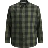 Jack & Jones Gingham Plus Size Pitkähihainen Kauluspaita