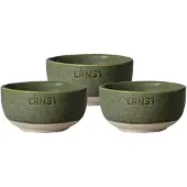 ERNST Kulho 8 cm 3 kpl, vihreä/luonnonvärinen