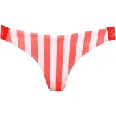 Superdry for woman. W3010391A Bold pink striped bikini bottoms with a bold design (XS), Beachwear, Recycled Polister, Sustainable