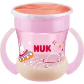 Nuk Magic Cup Night kuppi varustettu pidikkeellä 6m+ Pink 1 kpl