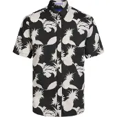 Jack & Jones Paita 'JORJoshua Aruba' harmaa / musta / valkoinen