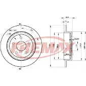 FREMAX Jarrulevy (1kpl) BD-9275