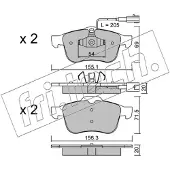 Fri.tech. FDB4338 BREMŽU UZLIKAS 719.1