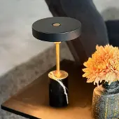 Dyberg Larsen Pöytävalaisin , Starlight, himmennettävä, Musta, Olohuone, Metalli, Design