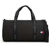Tommy Hilfiger Matkakassi 'ESS' tummanharmaa / musta