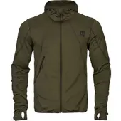 Härkila Deer Stalker Full-Zip Fleece Huppari Miehet Willow green, M